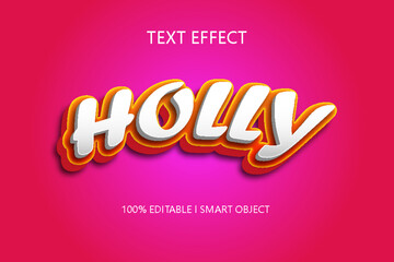 premium text effect sponge cake