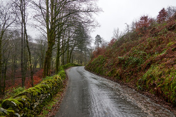 Fototapeta na wymiar The Lake District in December, the UK