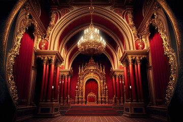 Royal Throne Room - Generative Ai
