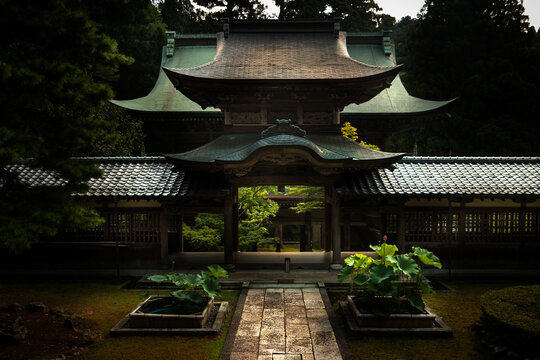 Scenic Eiheiji Temple in Fukui, Japan