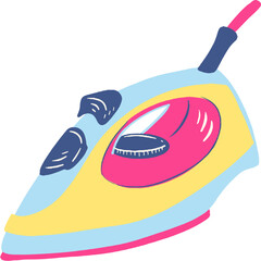 Bright iron illustration