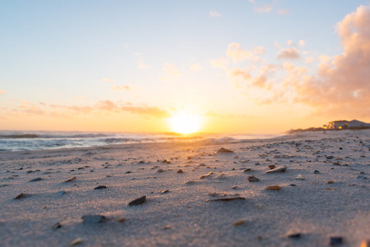 Sunset on beach