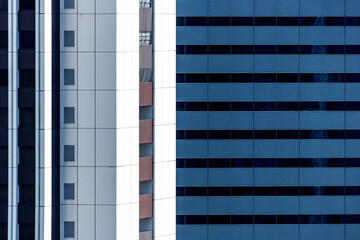 Skyscrapers towering above the cityscape of Nishi-Shinjuku, Tokyo, Japan