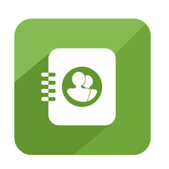 Flat Phone Book Icon 5