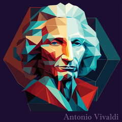 Vector of Famous Classical Conductors - obrazy, fototapety, plakaty