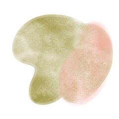 Teal watercolor cloud