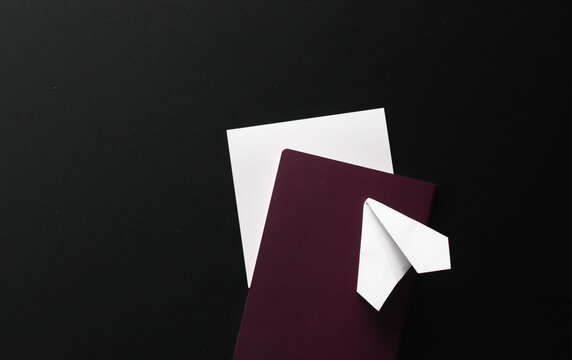 Passaport and plane ticket concept. Ready to summer.
