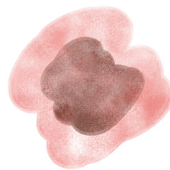 Fototapeta premium Teal watercolor cloud