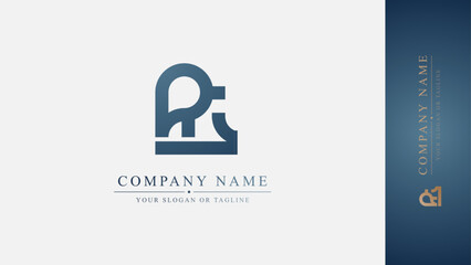 Desaign Logo initial RJ premium style