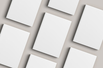 Book cover blank mockup