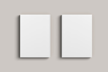 Book cover blank mockup