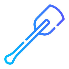 paddles gradient icon