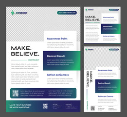 Modern Multipurpose Advertisement Templates - FLyer, Poster, Banner, Social Media Post & story - Printing, Square, and Long Size