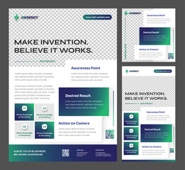 Modern Multipurpose Advertisement Templates - FLyer, Poster, Banner, Social Media Post & story - Printing, Square, and Long Size