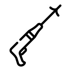 speargun line icon