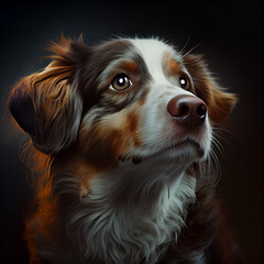 Fototapeta premium portrait of a dachshund