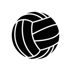 volleyball icon vector design template in white background