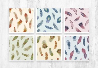 Feather Pattern Tiles