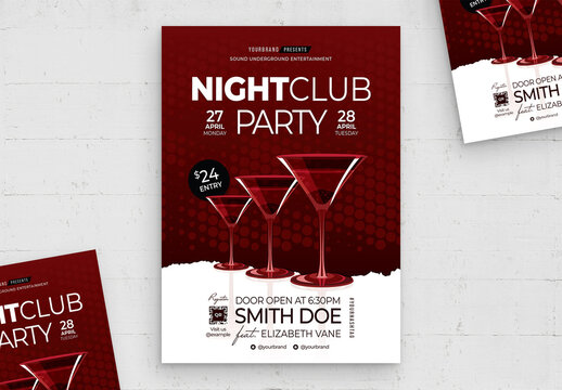 Nightclub Party Event Flyer Template