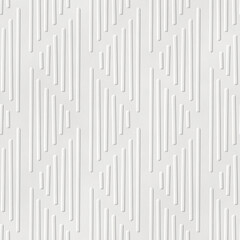 Embossed stripes pattern on paper background, seamless texture, paper press, 3d illustration - 558283124