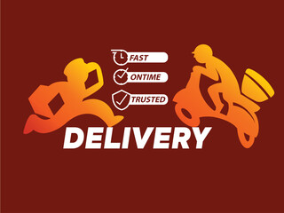Delivery service icon set. Containing order tracking, delivery home, warehouse, truck, scooter, courier and cargo icons. Shipping symbol. Solid icons vector collection.