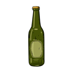 Green Beer Bottle
