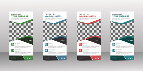 Creative and minimal corporate business dl flyer or rack card design template