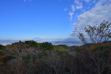 Fototapeta na wymiar 日本平から臨む富士山 静岡県静岡市