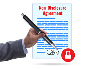 Non disclosure agreement commercial concept