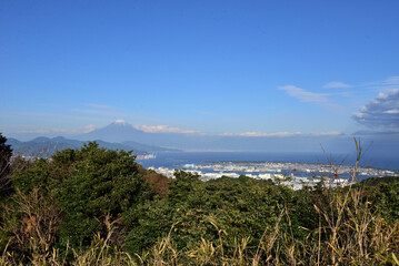 日本平から臨む富士山 静岡県静岡市