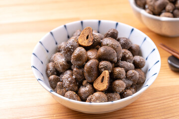 むかごのバター炒め