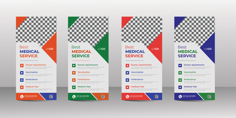 Business dl flyer or rack card design template