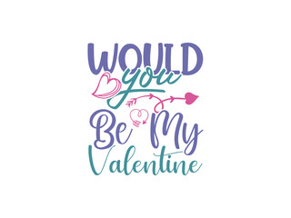 Valentine day SVG design