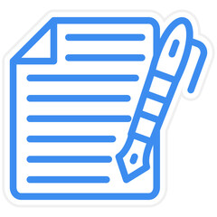 Fototapeta premium Copywriting Icon Style