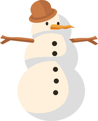 Chrismast Snowman with Broom