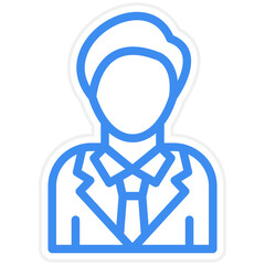 Fototapeta premium Lawyer Icon Style