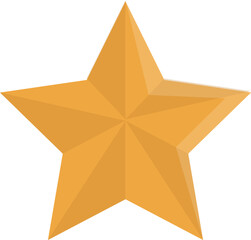 Golden Star Decoration Christmas 