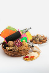 Harvest Festival Is Celebrated As Makar Sankranti, Lohri, Uttarayan, Maghi, Poush Sankranthi, Magh Bihu With Sesame Sweet viz. Tilgul, Til Mithai, Gajak, Chikki, Tilkut, Patang, Firki And Peanuts