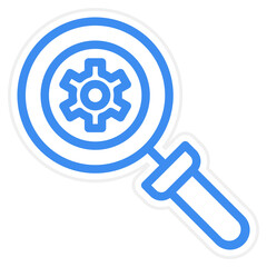Obraz premium Research Icon Style