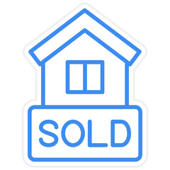 House Sold Icon Style