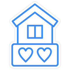Dream House Icon Style