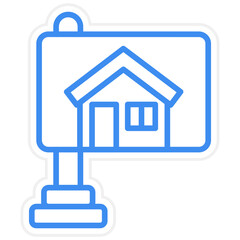 House Direction Icon Style