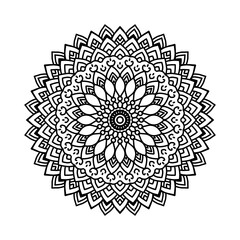 mandala, pattern, flower, design, ornate, seamless, wallpaper, arabesque, vintage, illustration, decoration, floral, circle, art, round, element, decor, shape, style, snowflake, texture, black, lace, 