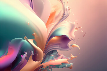 abstract background with pastel colors
