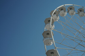 Ferris wheel art composition