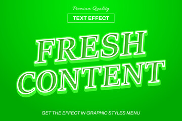 3D editable text effect template