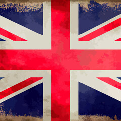 Fototapeta premium illustration of the United Kingdom flag