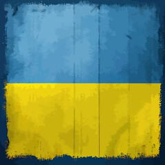 illustration of the Ukraine flag