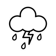 Weather icon vector design template