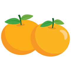 orange for chinese new year decoration traditional icon symbols